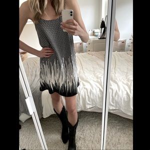 Herringbone Mini Dress